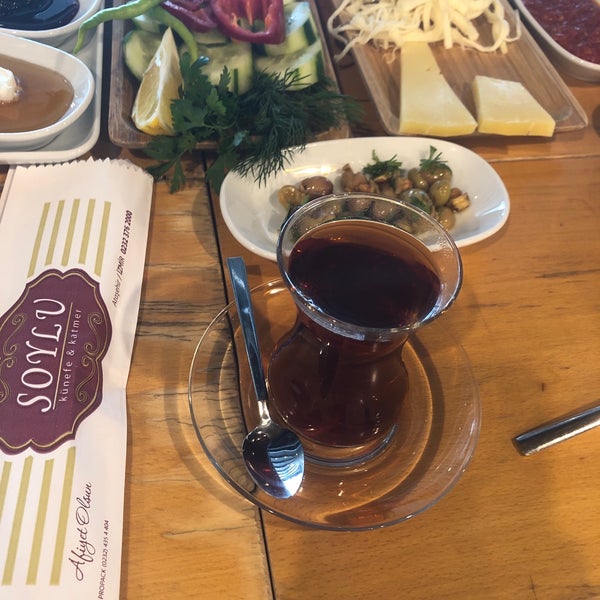 Photo taken at Soylu Künefe &amp; Katmer &amp; Kahvaltı by BERNA on 7/14/2019