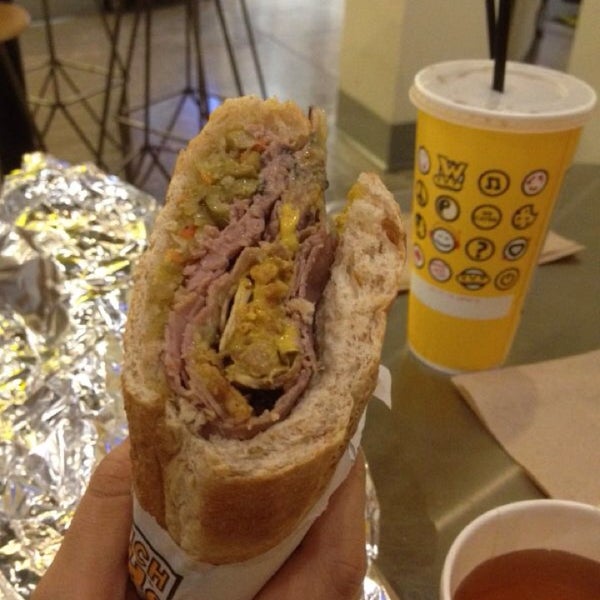 Photo taken at Which Wich? Superior Sandwiches by Francisco B. on 10/3/2013