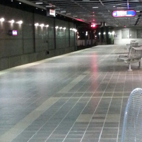 Photo taken at RTA Tower City Rapid Station by Brandon M. on 6/5/2013
