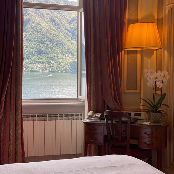 Photo taken at Hotel Splendide Royal Lugano by Deem on 4/25/2023