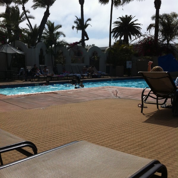 Photo taken at Bahia Resort Hotel - San Diego by Nikki G. on 4/28/2013