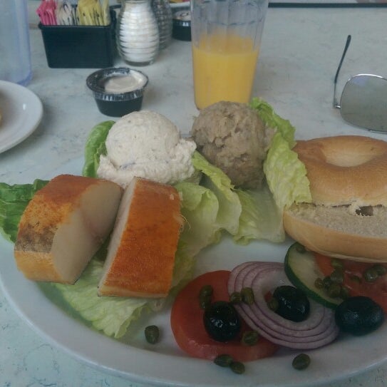 Photo taken at Rosenfeld&#39;s Jewish Delicatessen by Culinary G. on 5/16/2014