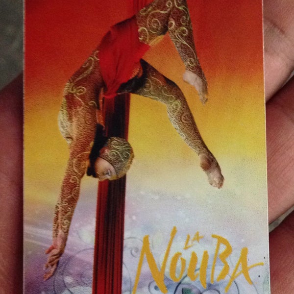 Foto scattata a La Nouba by Cirque du Soleil da Lucas il 9/10/2016