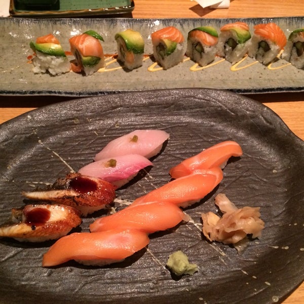 Photo taken at Myo Sushi Bar by Jin K. on 2/22/2014