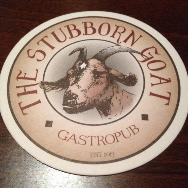 Снимок сделан в The Stubborn Goat Gastropub пользователем Stephen W. 10/31/2013