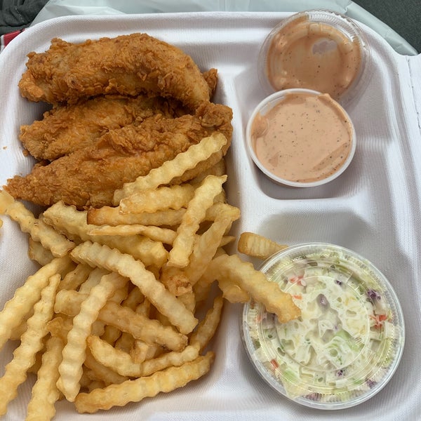 Photo taken at Raising Cane&#39;s Chicken Fingers by Kelley B. on 2/15/2021