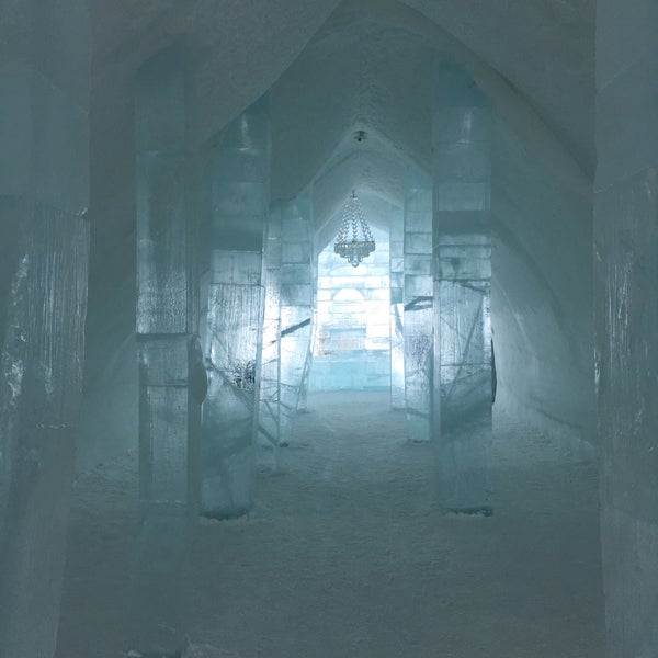Photo taken at Icehotel by Stepan Steve K. on 3/27/2017