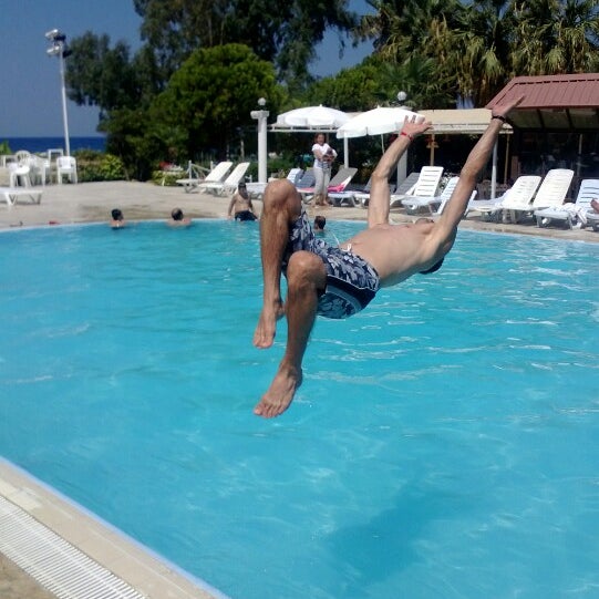 Photo taken at Hotel Club Mersin Beach by Günay A. on 8/24/2013