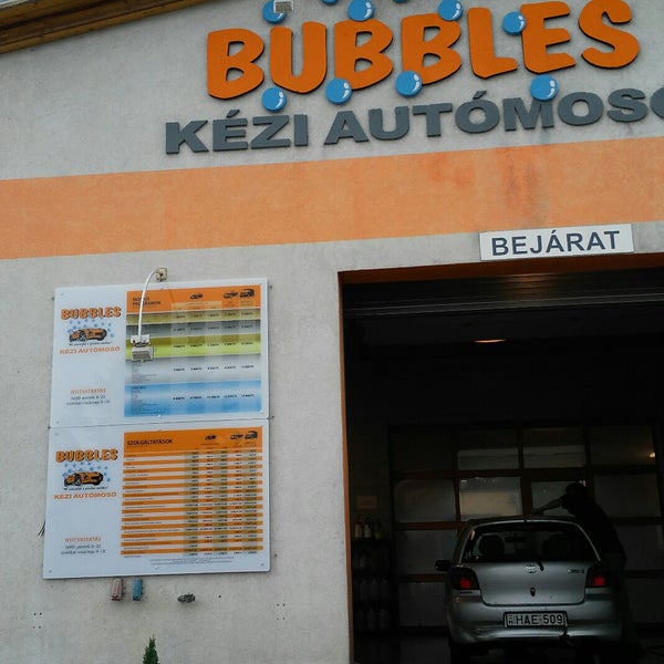 Bubbles kézi autómosó budapest 1107