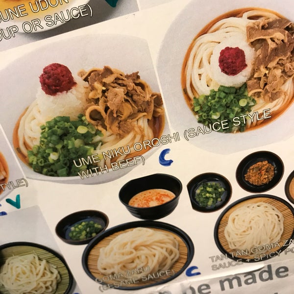 Photo taken at U:Don Fresh Japanese Noodle Station by Sunita M. on 1/9/2018