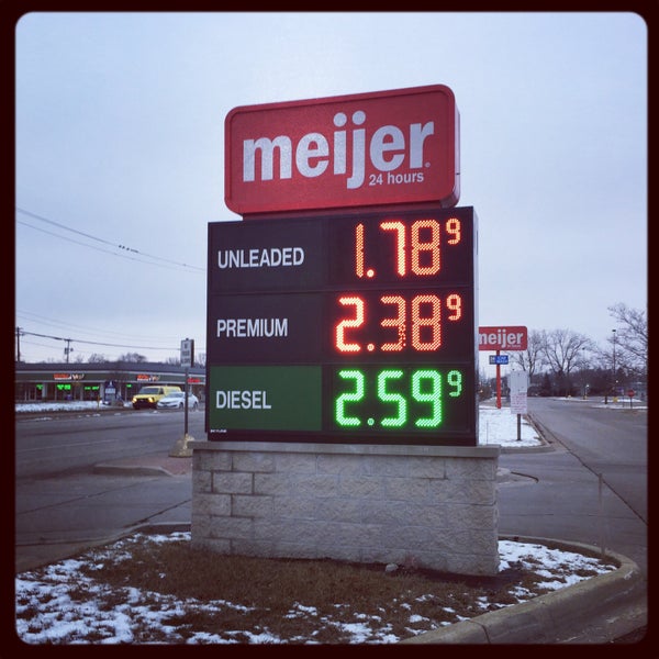 Meijer Gas Station Fuel Station in Portage