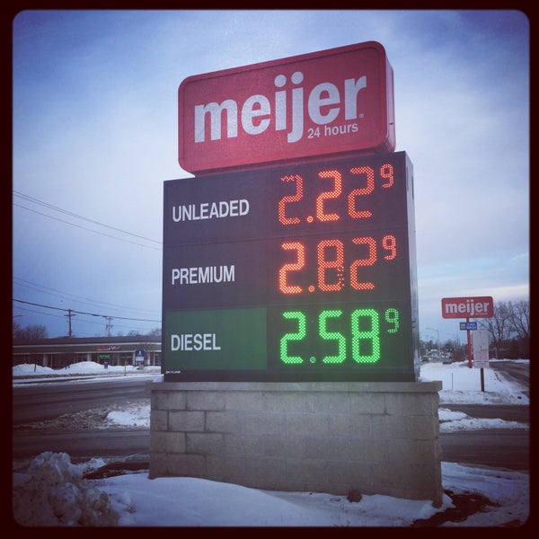 Meijer Gas Station Fuel Station in Portage
