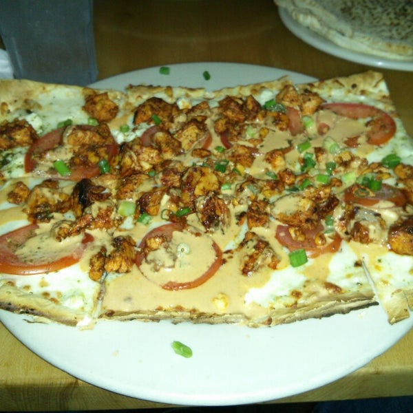 Try the chipotle chicken pizza. It's great for those spicy-pizza lovers!