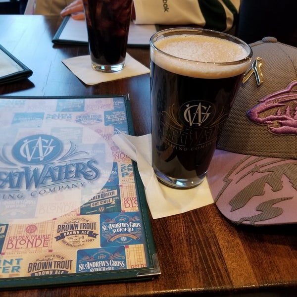 Photo taken at Great Waters Brewing Company by Curtiss J. on 11/15/2018