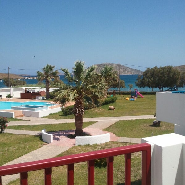 Photo taken at Maltezana Beach Hotel by Dimitris A. C. on 6/21/2013