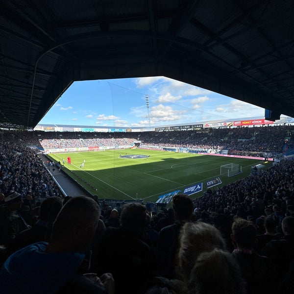 Photo taken at Ostseestadion by Christoph Ø. on 10/22/2023