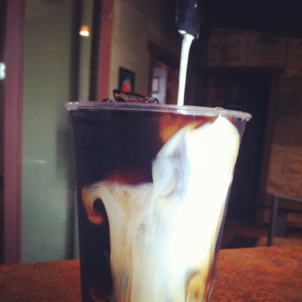 Try the Cold Press coffee! It's pretty amazing, and tastes great with some vanilla and a shot of cream!