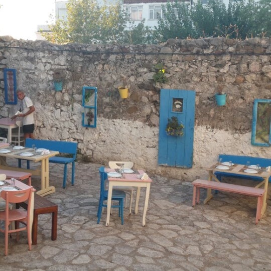 Photo taken at Hayyam Aegean Cuisine - Marmaris by öznur T. on 9/6/2014