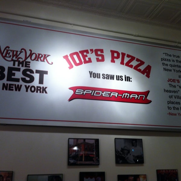 Photo taken at Joe&#39;s Pizza by Martha M. on 5/4/2013