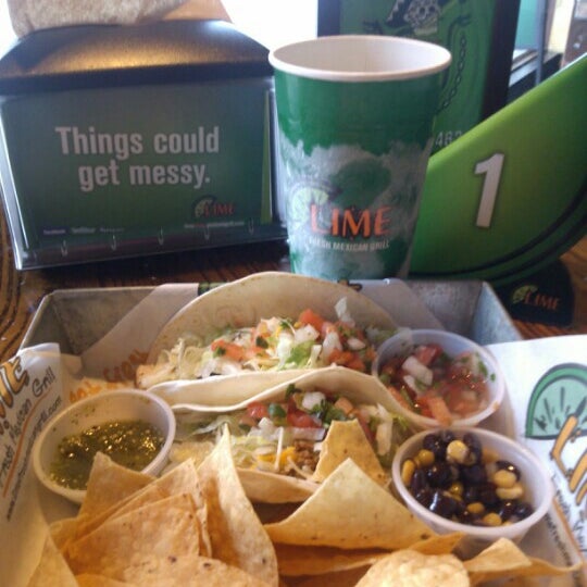 Photo taken at Lime Fresh Mexican Grill by Sylvia R. on 10/17/2012