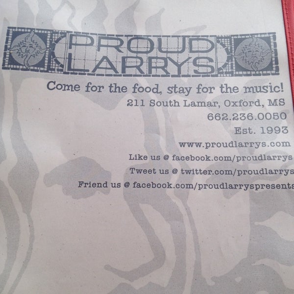 รูปภาพถ่ายที่ Proud Larry&#39;s โดย Jim C. เมื่อ 9/27/2014