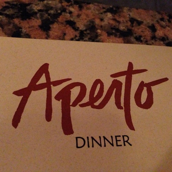 Photo taken at Aperto by Brian K. on 12/20/2013