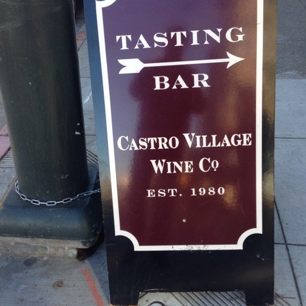 Photo taken at Castro Village Wine Co. by Brian K. on 12/28/2013