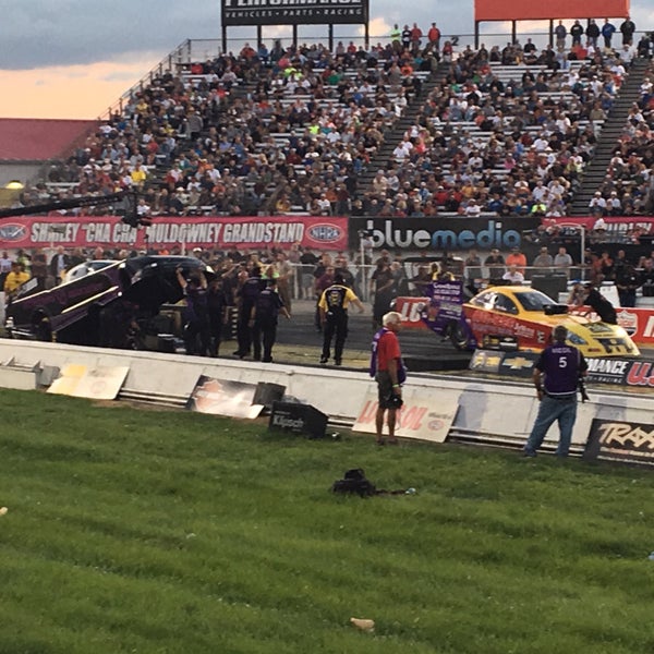 The top fuel dragsters will melt your face off and cave your chest in as they tear down the drag strip!