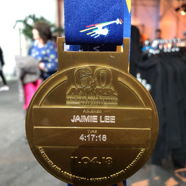 Photo taken at NYC Marathon Finisher Store by Jaimie L. on 11/5/2018