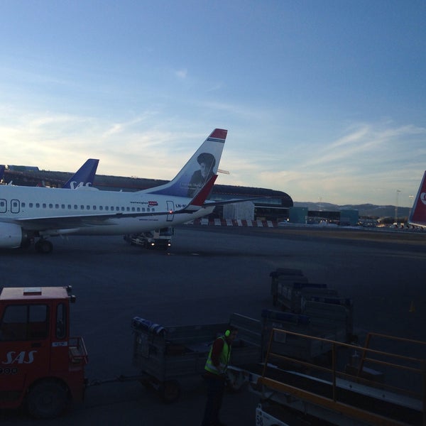 Photo taken at Oslo Airport (OSL) by Batu D. on 3/12/2015