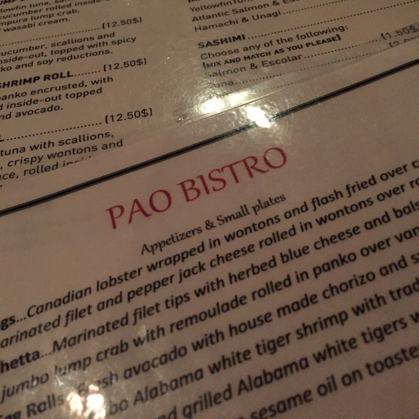 Pao Springfield'de Yeni Amerikan Restoranı