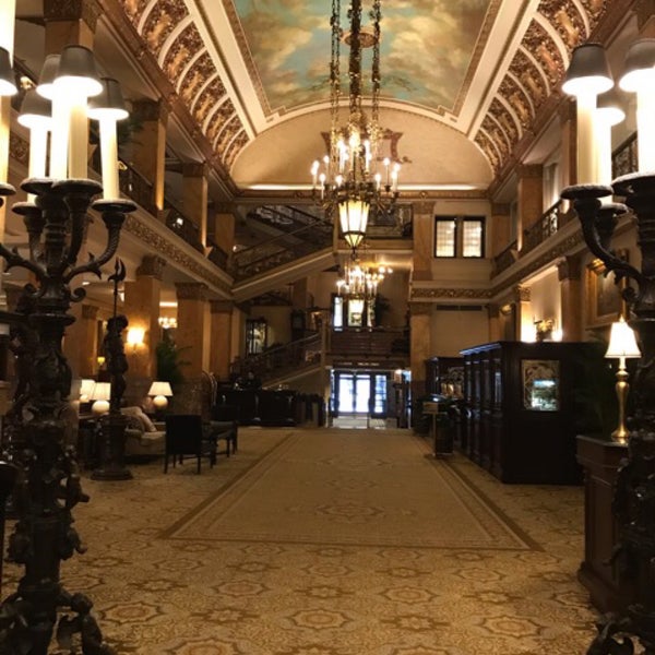 Photo taken at The Pfister Hotel by Anne S. on 10/17/2019