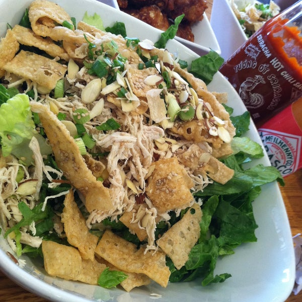 Tourist tip: Feast From the East = Chinese Chicken Salad. Simple ingredients, topped with their signature dressing - this salad is so Westside, so LA, so delicious!