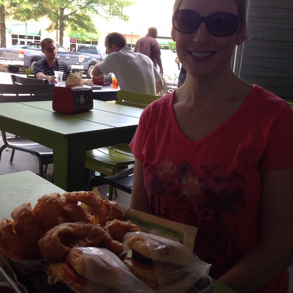 Photo taken at BurgerFi by Ronnie T. on 5/11/2015