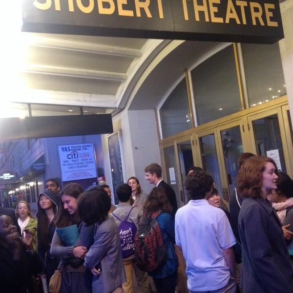 Photo taken at Citi Performing Arts Center Shubert Theatre by John B. on 10/6/2013