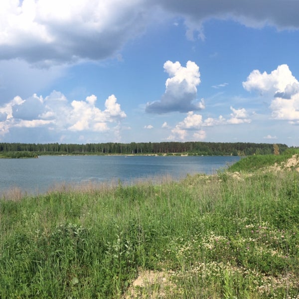 Карьерное озеро Пушкинский район