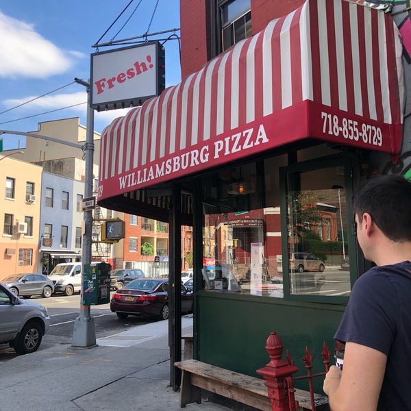 Photo taken at Williamsburg Pizza by Seema A. on 8/31/2019
