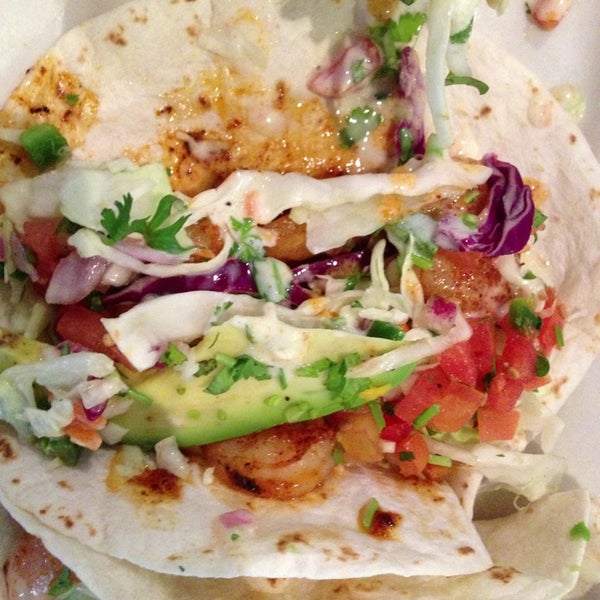 Shrimp tacos are surpringly awesome!!