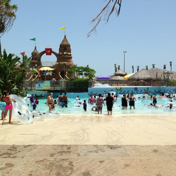 Photo taken at Schlitterbahn South Padre Island by Sergio C. on 7/28/2013