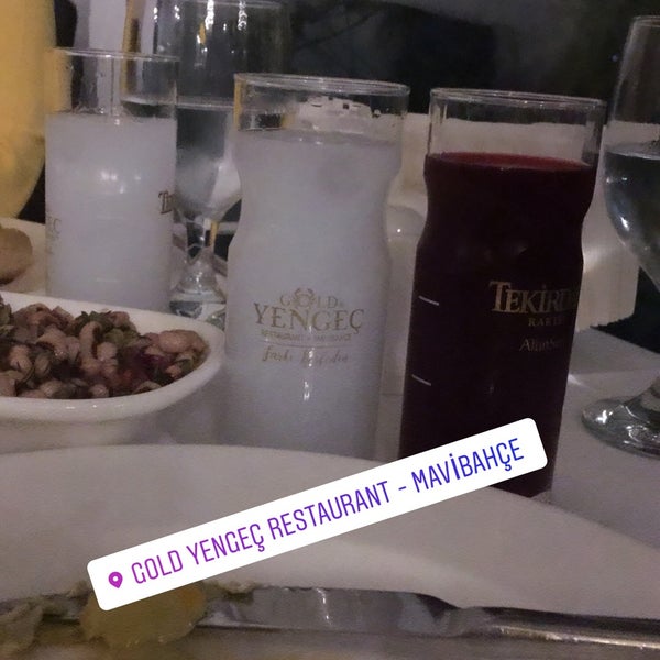 Photo taken at Gold Yengeç Restaurant by Fatma U. on 9/12/2019