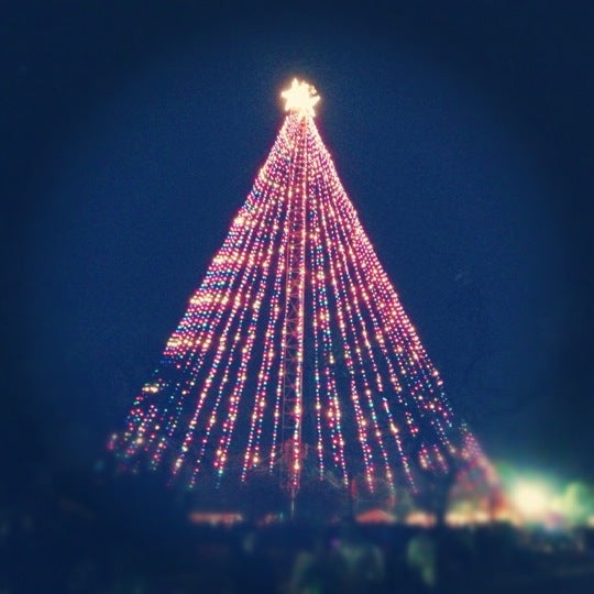 Photo taken at Austin Trail of Lights by Matt on 12/24/2012