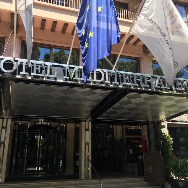 Photo taken at Grand Hotel Mediterraneo by Caner U. on 7/5/2017