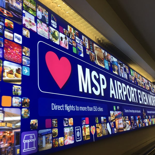 Снимок сделан в Международный аэропорт Миннеаполис/Сент-Пол (MSP) пользователем Amelia M. 8/28/2017