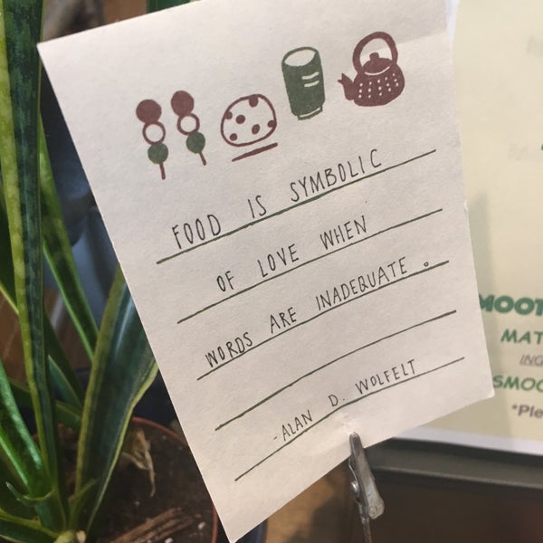 10/4/2018 tarihinde Amelia M.ziyaretçi tarafından Tea Master Matcha Cafe and Green Tea Shop'de çekilen fotoğraf