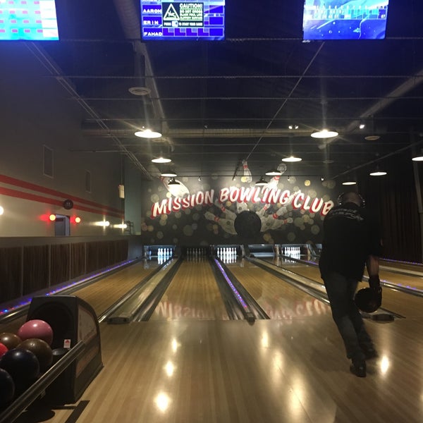 Photo taken at Mission Bowling Club by Amelia M. on 11/5/2018