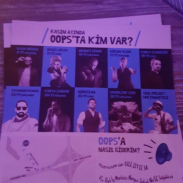 Foto diambil di Oops! Live oleh Karagöz Gürkan A. pada 11/26/2016