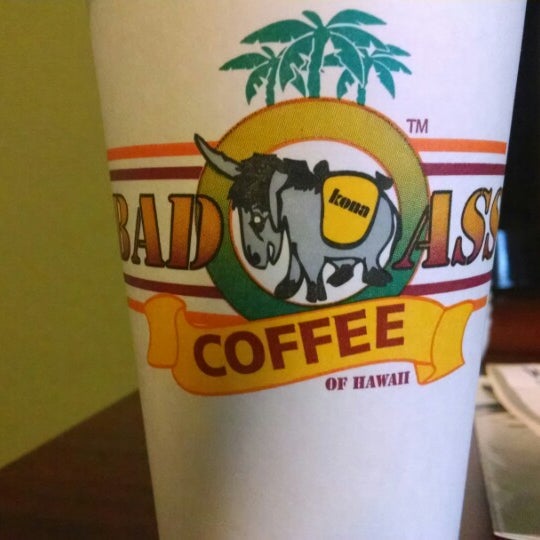 Photo taken at Bad Ass Coffee of Hawaii by Brian J. on 4/29/2014