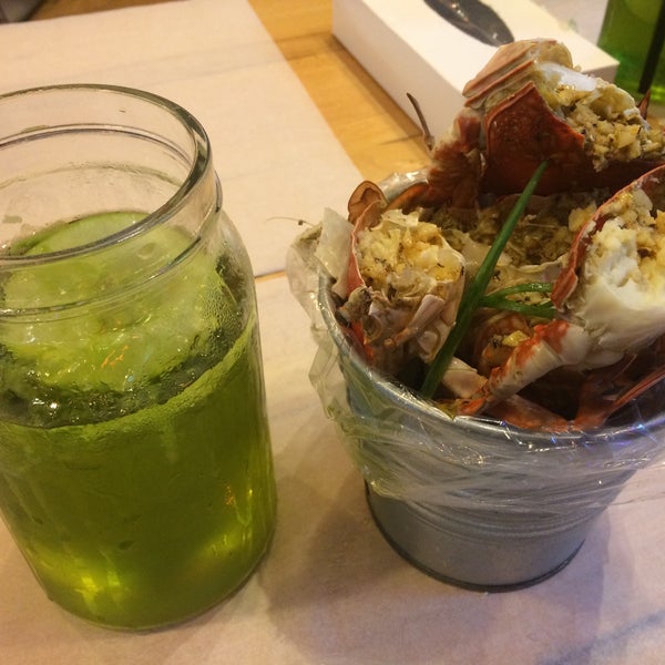 Seafood in a Bucket Seafood Restaurant in Dubai