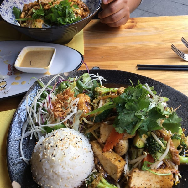 Photo taken at Soya Vegan Vietnamese Kitchen by Brittany D. on 7/5/2018