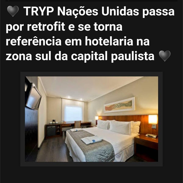 รูปภาพถ่ายที่ TRYP São Paulo Nações Unidas Hotel โดย Paula B. เมื่อ 10/13/2016